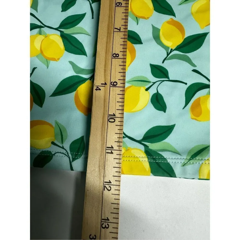 Janie and Jack Long sleeve Swim Top Lemons Girls Size 6 See Description